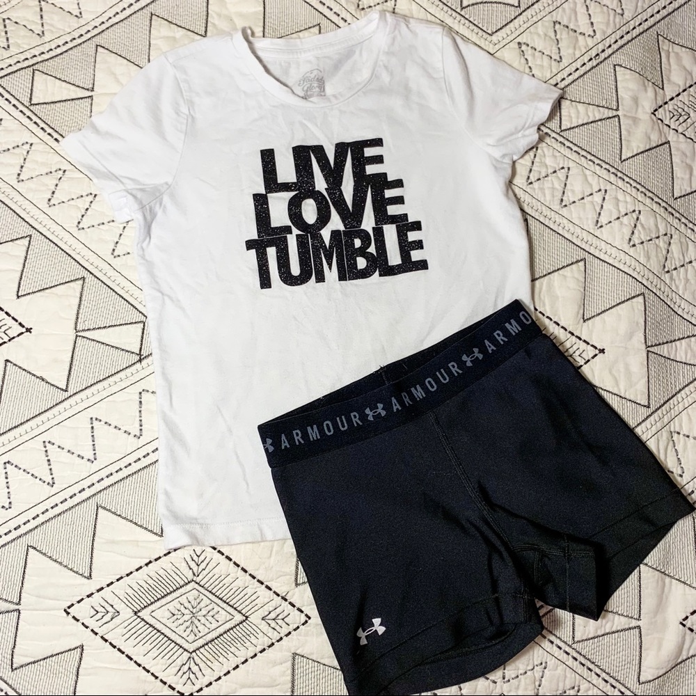 KIDS! Tee with Black Glitter